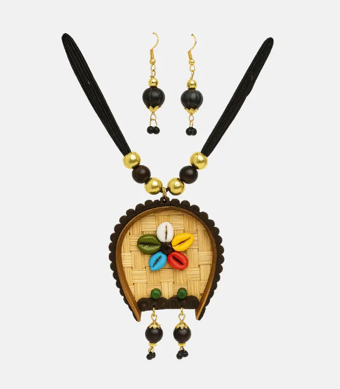 black panchakodi kulo handmade jewellery
