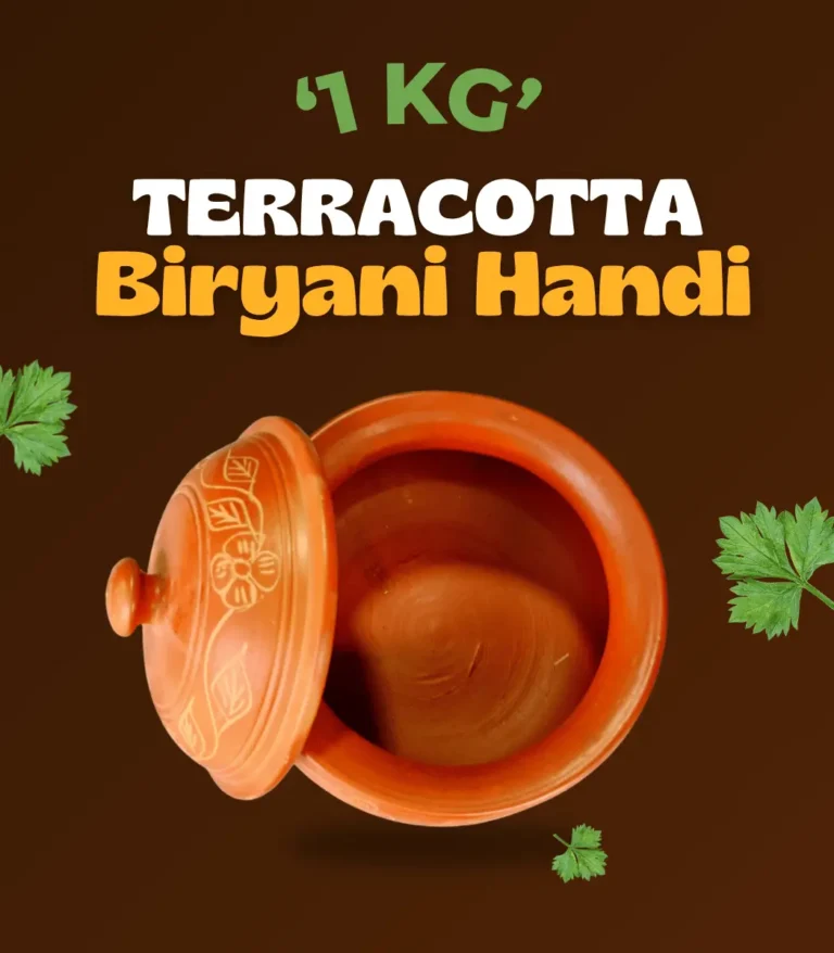 terracotta biryani handi 1kg