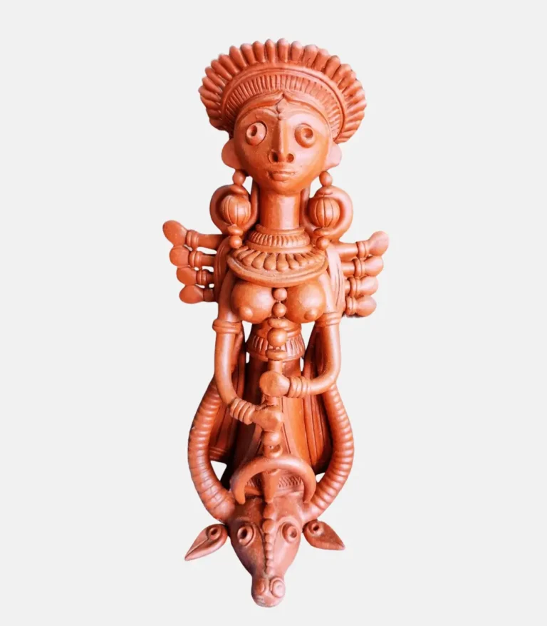 maa durga terracotta idol