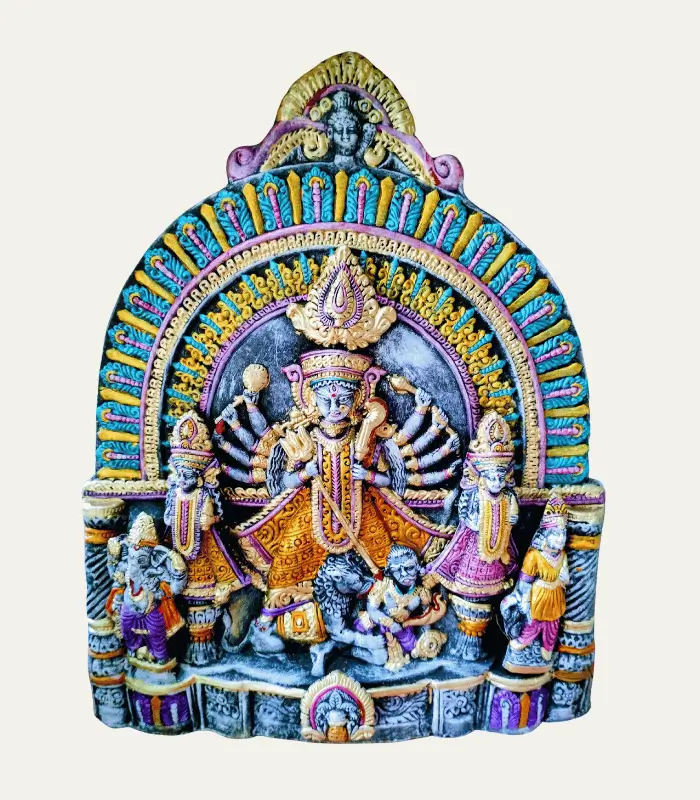 terracotta maa durga large size