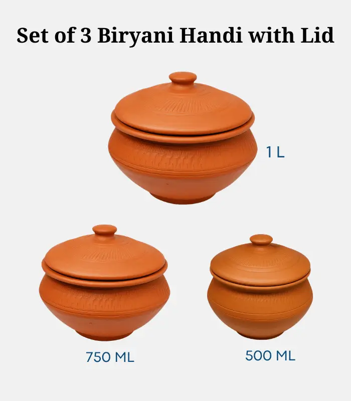 terracotta biryani handi