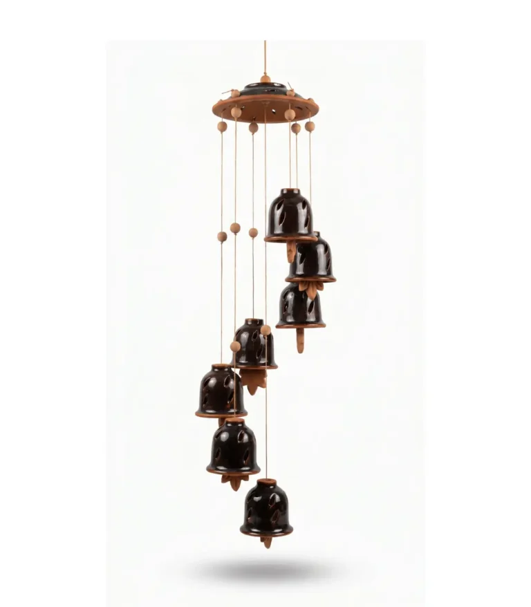 terracotta bell wind chime