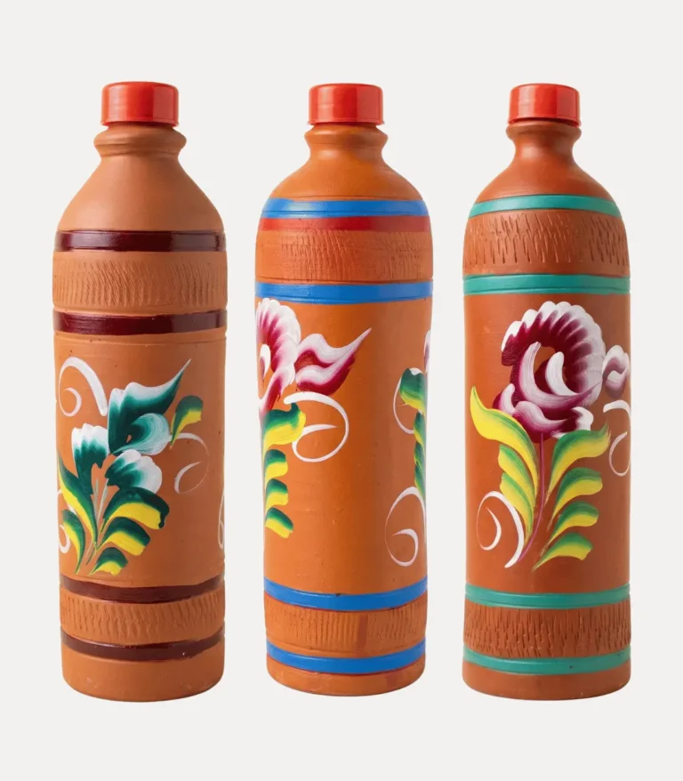terracotta water bottle set